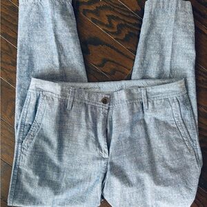 Light Chambray Blue Casual Pants